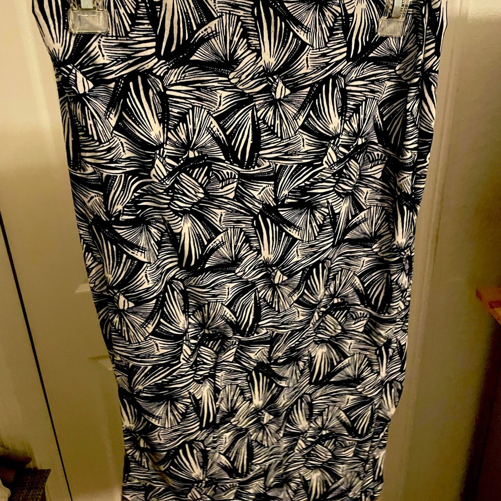 Printed Pencil Skirt
